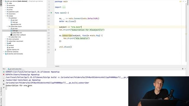 NATS Core Messaging Tutorial #1: Publish/Subscribe & Wildcards (German) смотреть онлайн