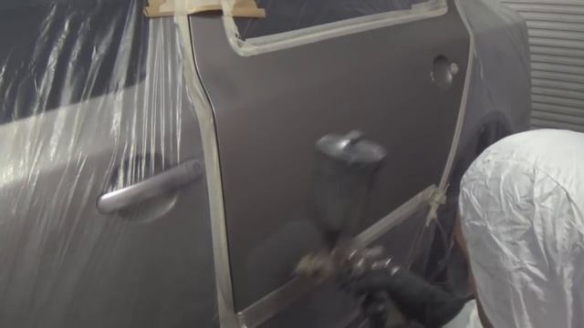 Шкода. Покраска переходом встык. смотреть онлайн