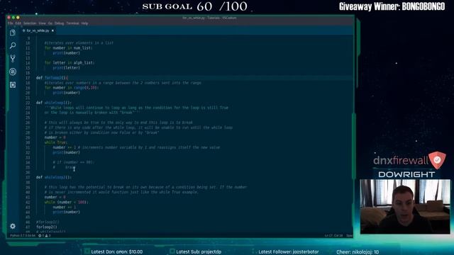 Python 101: FOR vs WHILE Loop смотреть онлайн