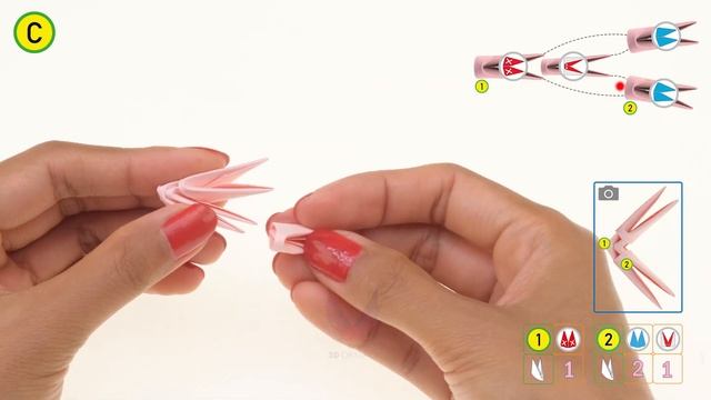 3D Origami - Flamingo - Tutorial