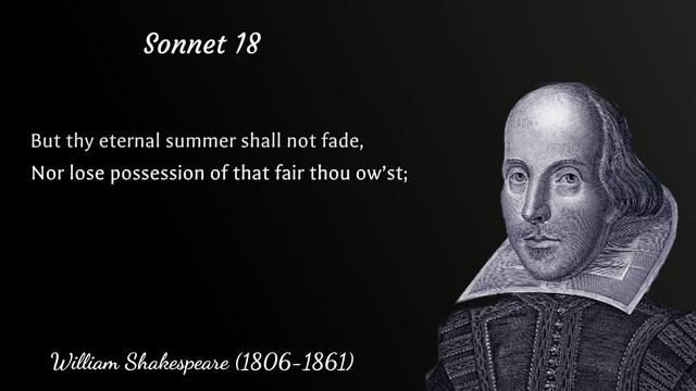 Sonnet 18 - William Shakespeare смотреть онлайн