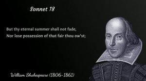Sonnet 18 - William Shakespeare