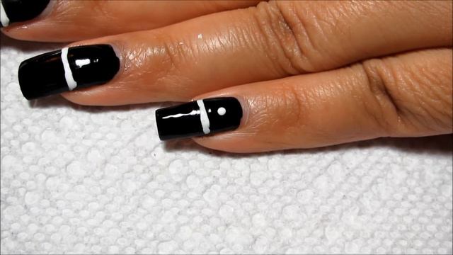 Domino Nail Art Tutorial (Nail Art April 2013 #2) смотреть онлайн
