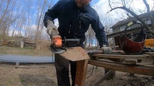 Заточка лопаты болгаркой