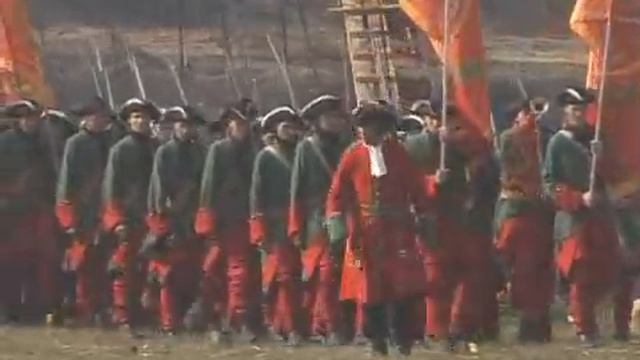 Полтавскую баталию 1709 года воссоздали в Коломенском смотреть онлайн