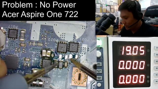 Acer aspire one 722 No Power Repair смотреть онлайн