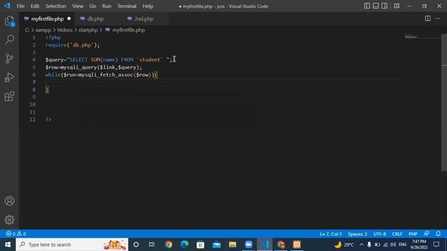 How to Count Total No. of rows in database & Data Sum of Column in PHP Hindi/Urdu смотреть онлайн