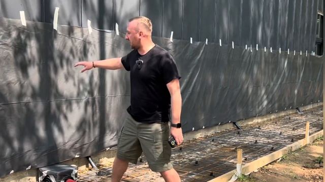 ПОДГОТОВКА К ПРИЁМКЕ БЕТОНА для отмостки