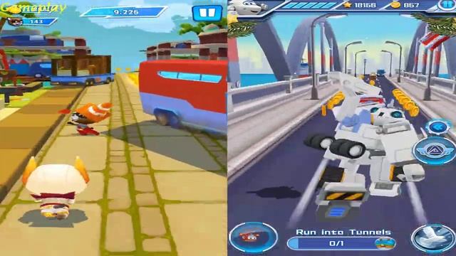 Talking Tom Hero Dash Platinum Tom VS Super Wings : Jett Run Android Gameplay смотреть онлайн