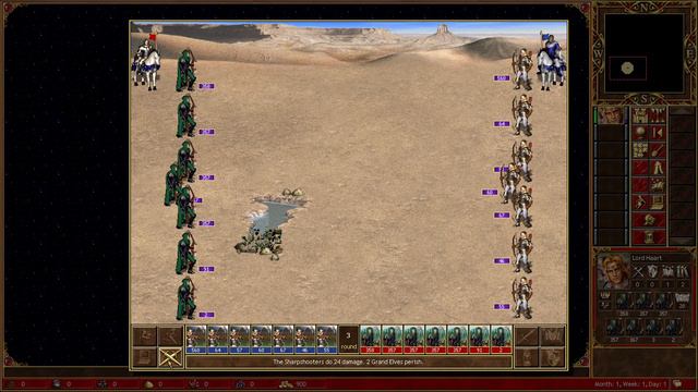 Sharpshooters vs Grand Elves | HoMM3 | Герои III смотреть онлайн