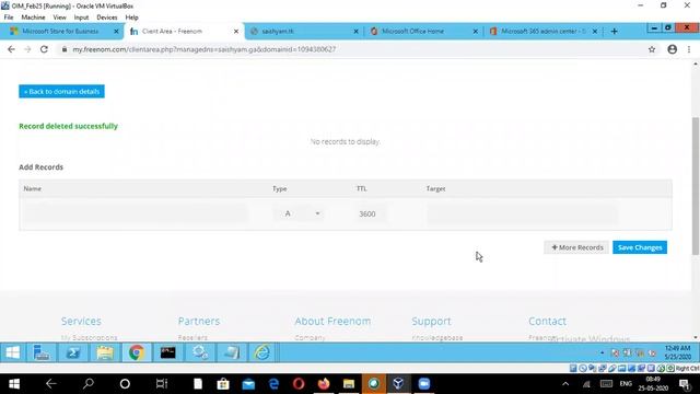 Office365 with AzureAD3_Adding domain and verifying in Admin portal смотреть онлайн