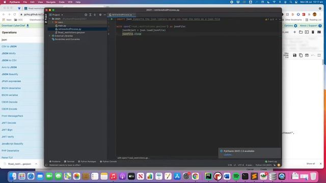 Processing JSON data into variables (in Python) - Lesson 1 смотреть онлайн