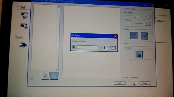 How to Scan & Rotate in HP Deskjet Ink Advantage 2545, and other HP Scanner
