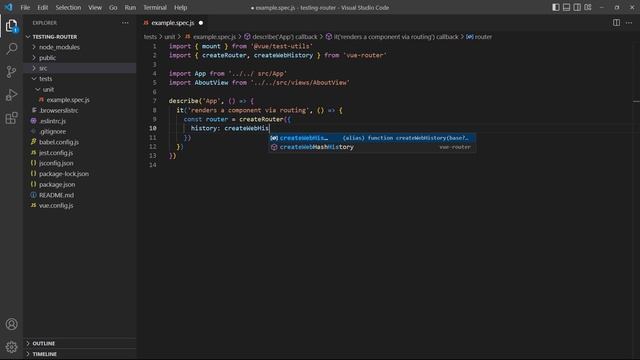 #36 - Unit Testing Routing - Vue 3 (Options API) Tutorial смотреть онлайн