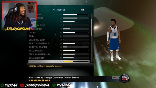 I CREATED ROCKY HENDRIX IN NBA 2K11! (Road To 99) | StaxMontana смотреть онлайн