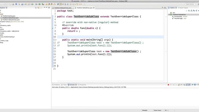 Java Native Interface (JNI) in depth -- Part 9: Overriding Native Methods смотреть онлайн