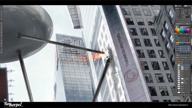 How to Photoshop - Futuristic Battlefield 5 concept art + game wallpaper смотреть онлайн