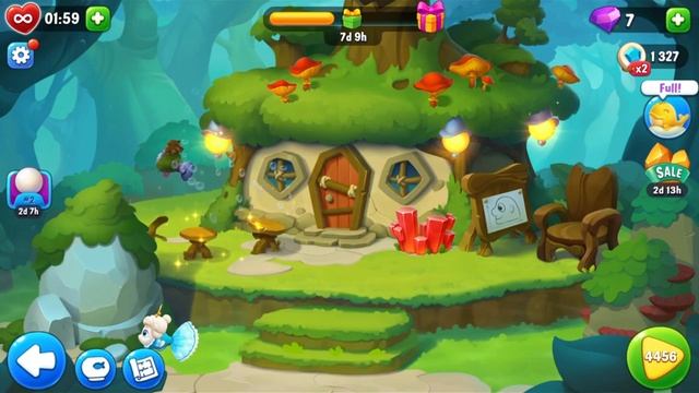 Fishdom - New Story Event - Fairytale House - New Bonus Aquarium - Whole Story and All Decorations смотреть онлайн