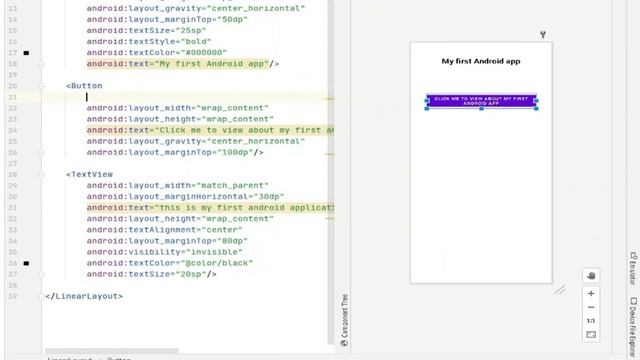 #3 Creating first Android App and Running : Android app development in KOTLIN смотреть онлайн