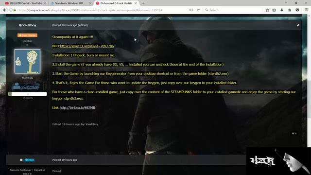 Dishonored 2 Not Launching Run As Background Process Fixed | New Crack Fix Only смотреть онлайн