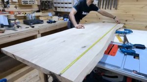 ОБЕДЕННЫЙ СТОЛ ИЗ НЕОБРЕЗНОЙ ДОСКИ! В РАЗЫ ДЕШЕВЛЕ ЧЕМ В МАГАЗИНЕ!