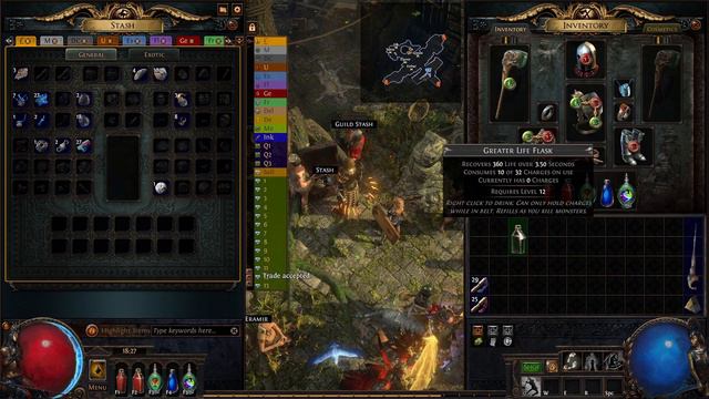 Path of Exile 3.23 Affliction league beginners playthrough Ep 10 | Zizaran Boneshatter Slayer build смотреть онлайн