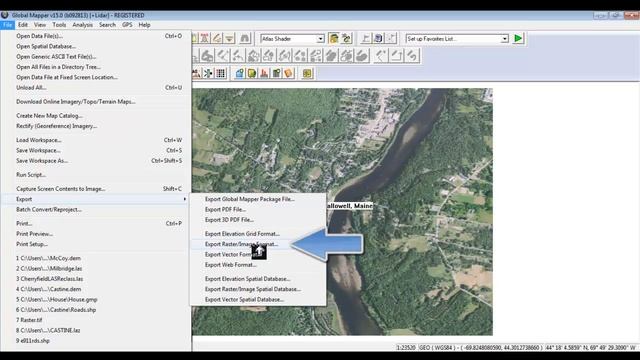 Global Mapper - Exporting Data смотреть онлайн