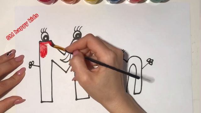 #Howtodraw#kids#alphabet Let’s learn to draw the alphabet (давай научимся писать алфавит) смотреть онлайн