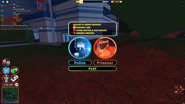 Pit manuver three Criminals! | Roblox Jailbreak смотреть онлайн