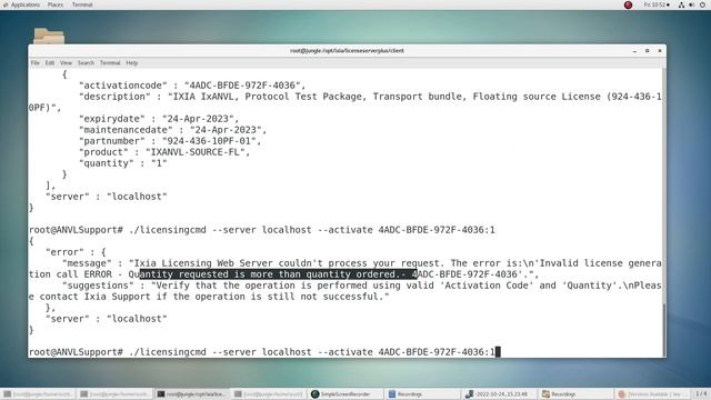 IxANVL Activate a License on a CentOS 7.x machine смотреть онлайн