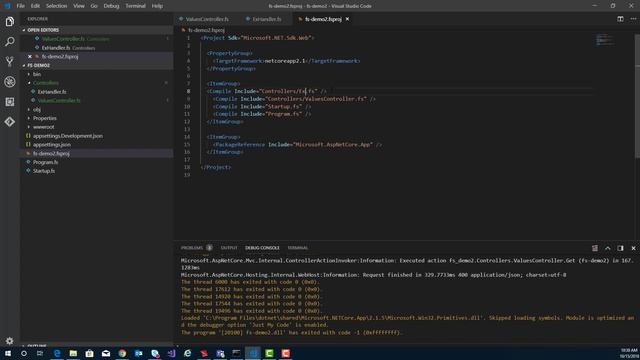 F# in 10 minutes or less | Write a Global Exception Handler with Middleware on ASP.NET 2.1 and F# смотреть онлайн