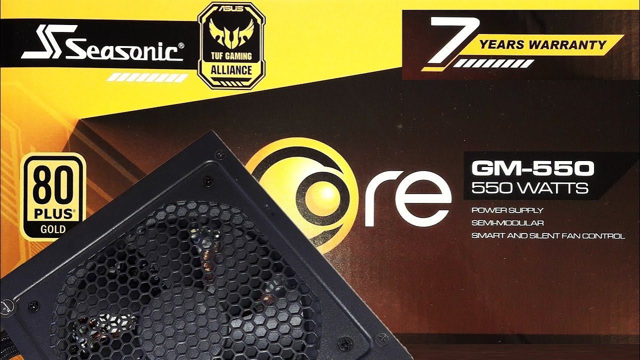 Блок питания Seasonic CORE GM-550 Gold SSR-550LM