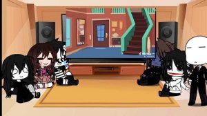 ||реакция крипипасты|| на тт||✨