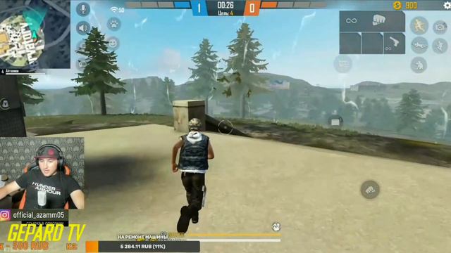АЗАММ ПРОТИВ СТРИМСНАЙПЕРА/АЗАММ ОТОМСТИЛ ЗА ТРЕШЕРА/FREE FIRE