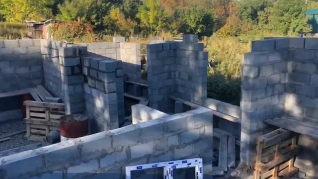 Стройка 2 ух этажного дома 160 кв. м, из отсев блока своими руками смотреть онлайн