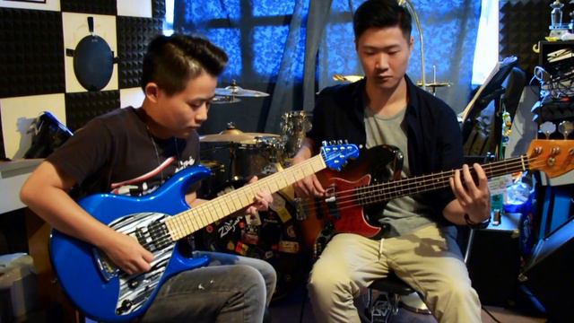 Eagles - Hotel California Solo / Outro Guitar & Bass Cover by Otho S. & Jonathan Lai смотреть онлайн