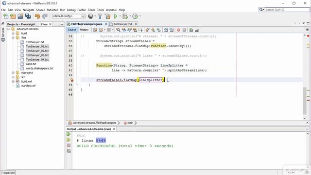 30 Live Coding Splitting a Large Text in Words Using flatMap смотреть онлайн