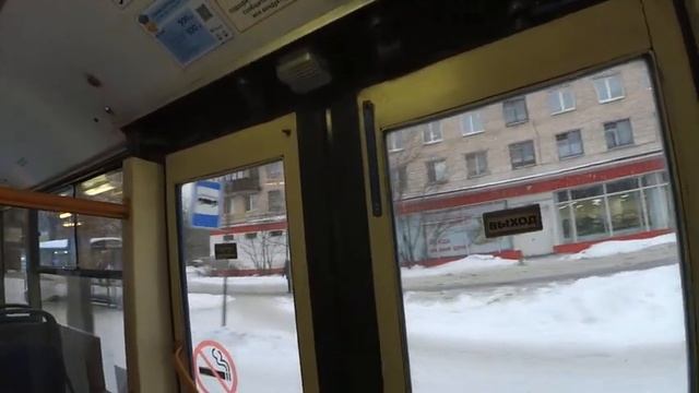 Троллейбус "2427 по 3" Петербурга 12-***: БКМ-321 2427 по №3 (23.01.22) смотреть онлайн