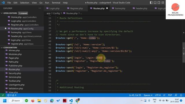 Codeigniter 4 Authentication Login and Registration Tutorial смотреть онлайн