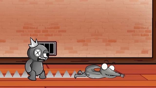 RAINBOW FRIENDS But the COLORS are MISSING #2?! Roblox Rainbow Friends Animation смотреть онлайн