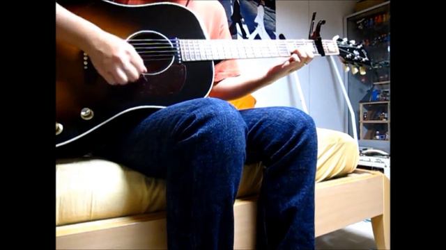 The Beatles - Norwegian Wood (This Bird Has Flown) guitar cover смотреть онлайн