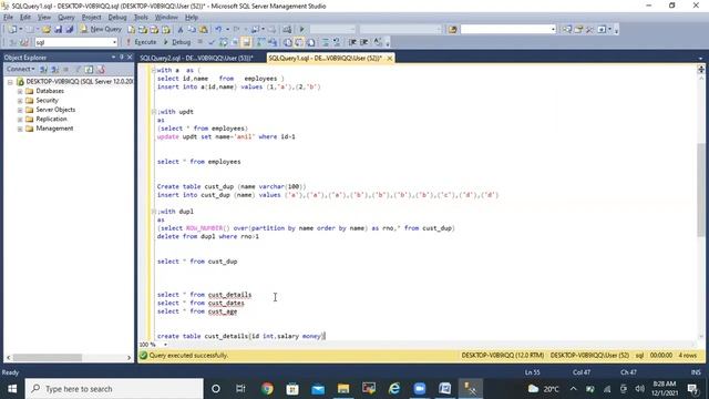 SQL CTE and RECURSIVE CTE (class 13a) смотреть онлайн