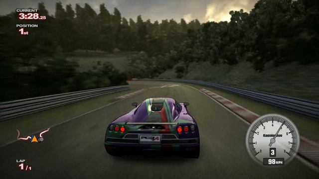 Project Gotham Racing 4 (PGR4): Koenigsegg CCX car (Gameplay) смотреть онлайн