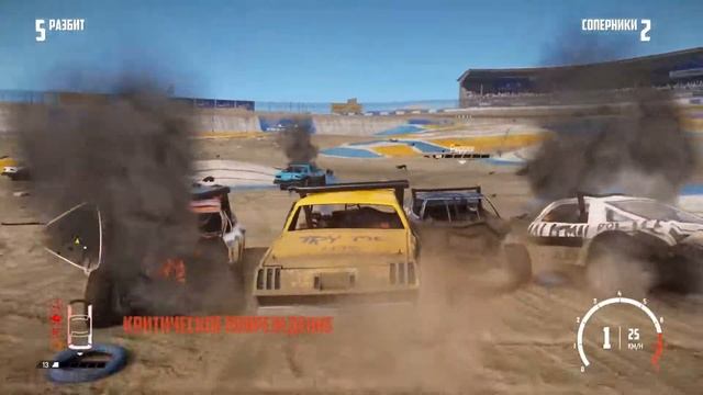 Возвращение "Destruction Derby" Небольшой обзор игры Wreckfest на PS5. смотреть онлайн