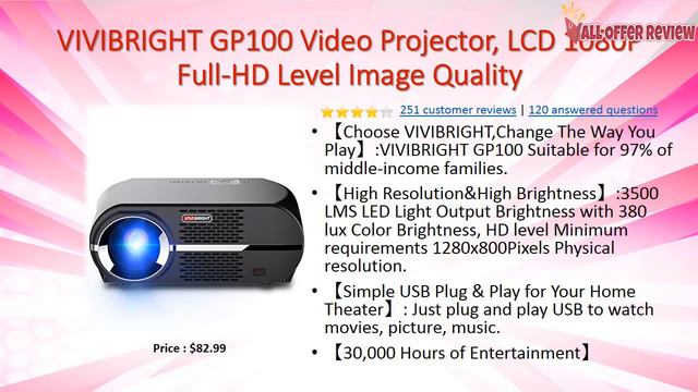 5 Best Projectors with Price Use in Home Theatre, Office or School 2018 смотреть онлайн