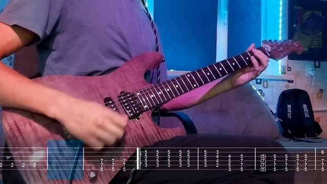 Как играть ssshhhiiittt! - мама луна | кавер + табы | Разбор на гитаре смотреть онлайн