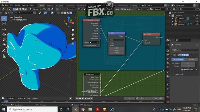 Toon Shader: Part 3 - Ambient Occlusion and Outline in blender (Eevee) смотреть онлайн