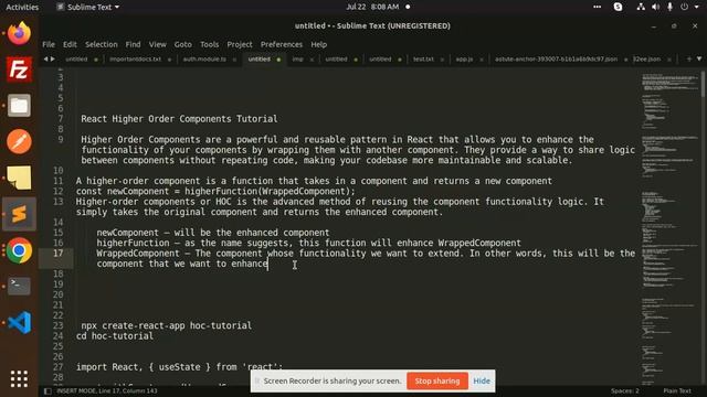 React Tutorial in Hindi #62 React Higher Order Components Tutorial смотреть онлайн