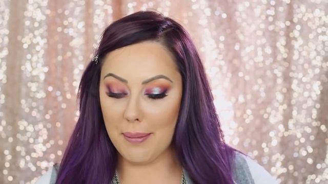 Purple & Coral Makeup Tutorial | Makeup Geek смотреть онлайн