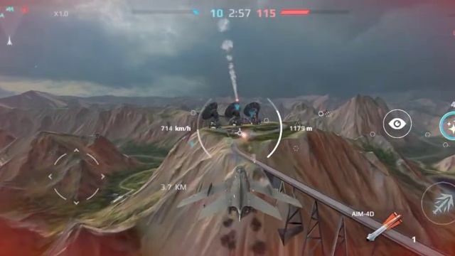 Sky Combat Fighter Jet Fighting (Android /iOS )Gameplay HD смотреть онлайн